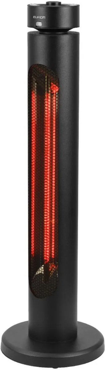 Eurom Golden 2000 Shadow Tower 2000W - Zwart - afbeelding 6 van 6