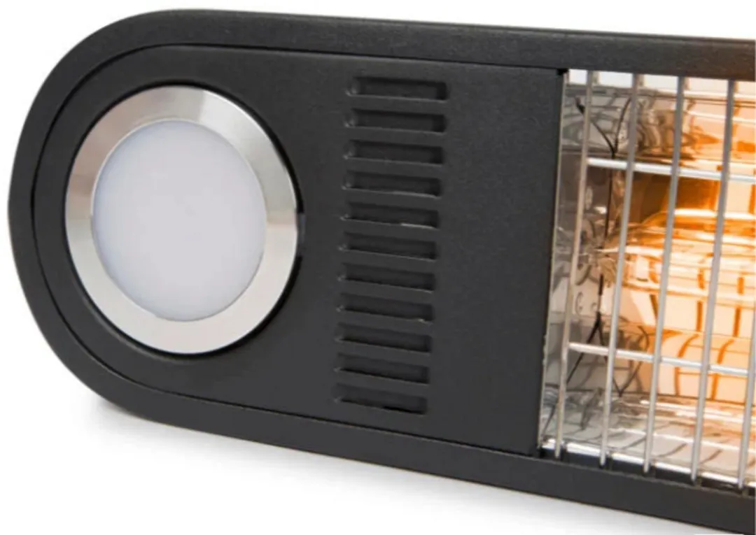 Perel Hangende Terrasverwarmer 1500W - Zwart