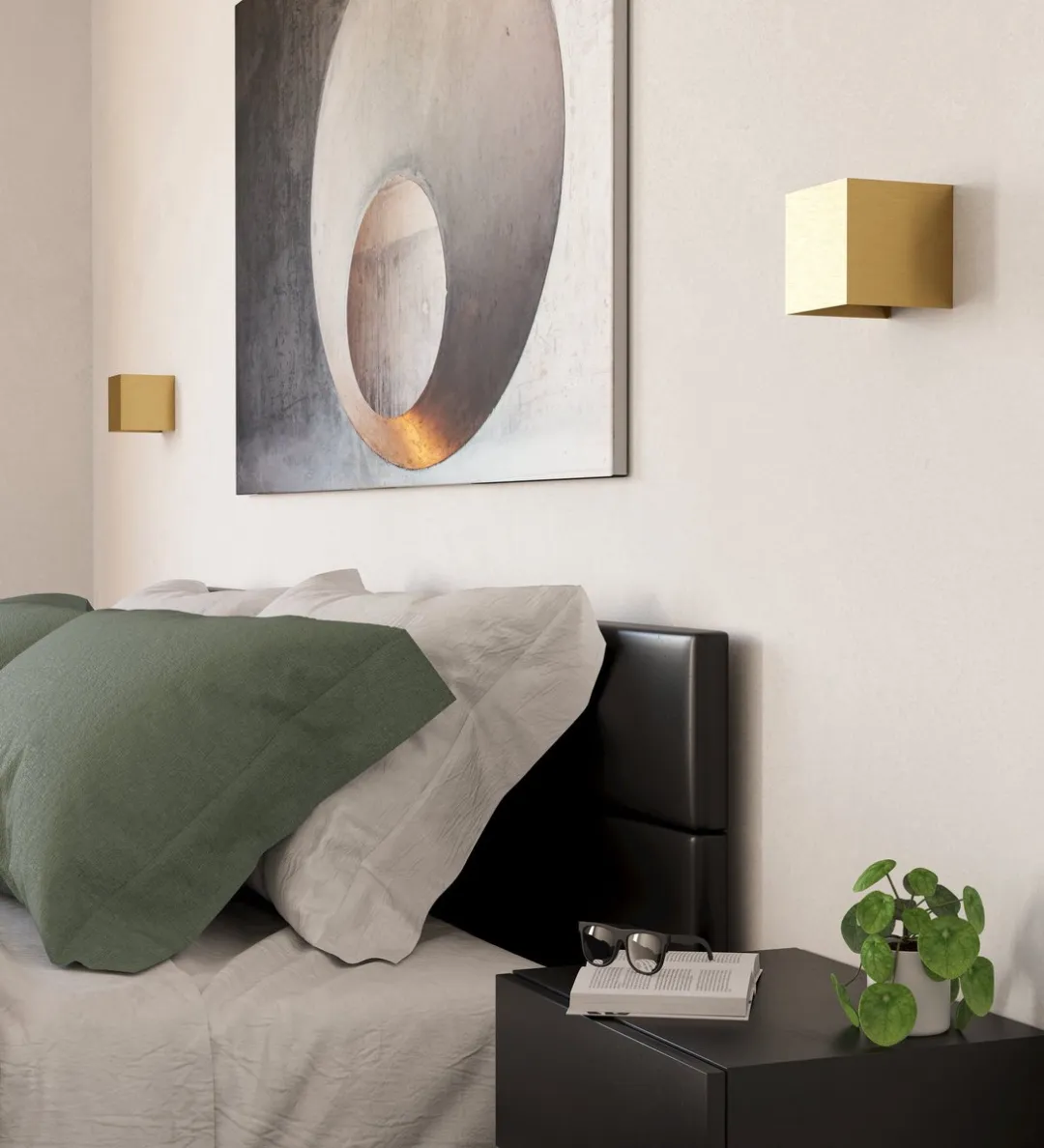 Eglo Valmontone Wandlamp LED 10cm - Goud