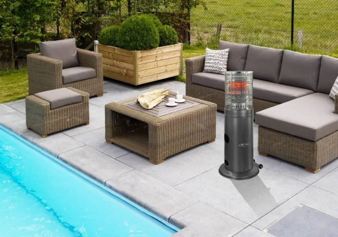 Eurom Area Lounge Terrasverwarmer 13000W - Zwart