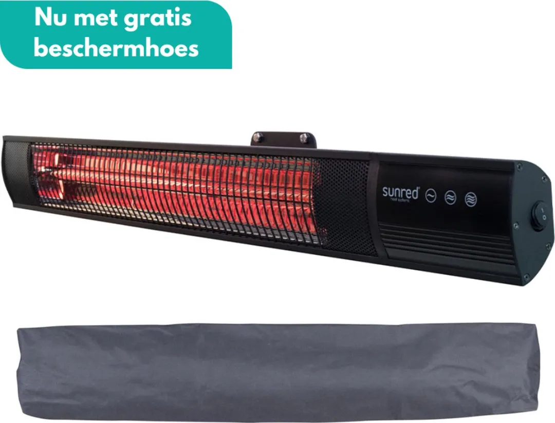 Sunred Dark Wandmodel Terrasverwarmer 2000W