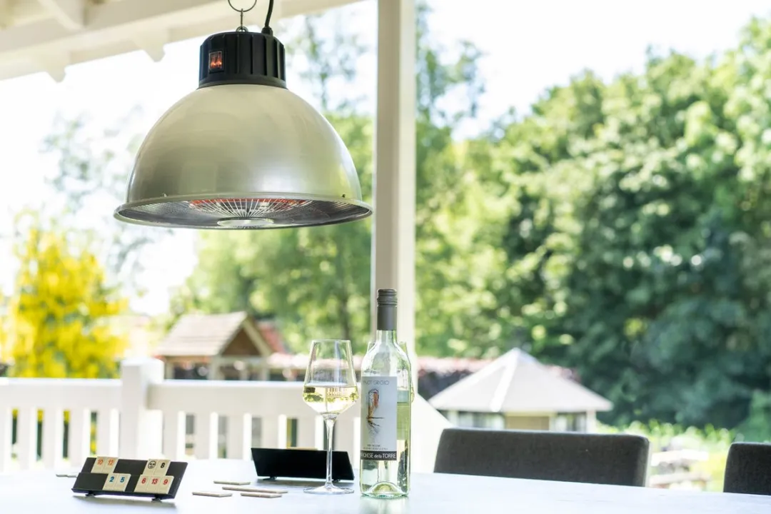 Eurom Partytent Heater 1500W - 3 standen - Ø60cm - Zilver