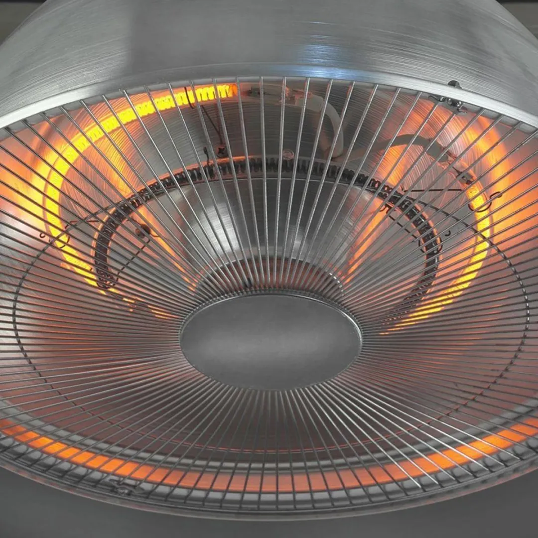 Eurom Partytent Heater 1500W - 3 standen - Ø60cm - Zilver