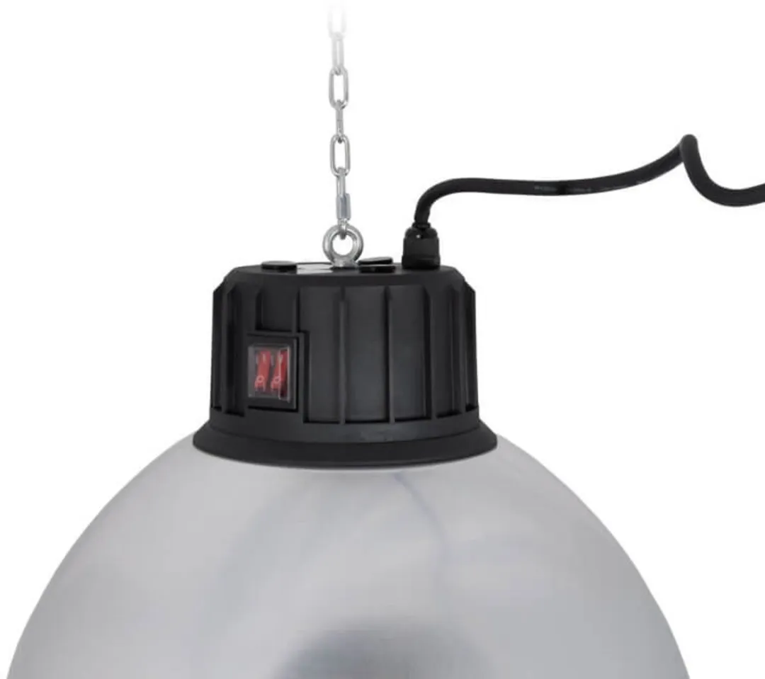 Eurom Partytent Heater 1500W - 3 standen - Ø60cm - Zilver