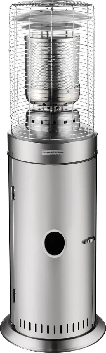 HENDI Compacte Terrasverwarmer 8,5 kW - 143 cm - Roestvrij staal