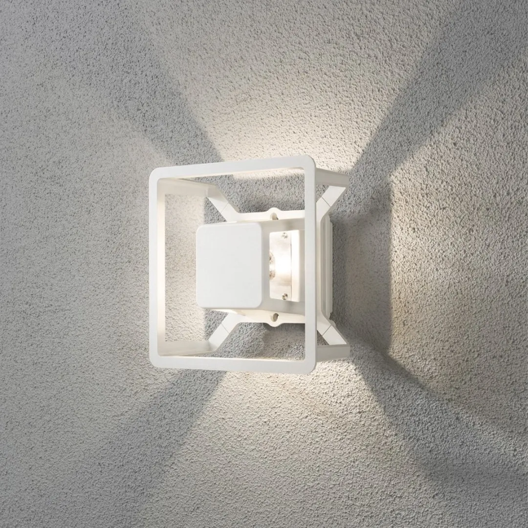 Konstsmide 7989-250 Wandlamp LED 3W - Buiten - Matwit - afbeelding 5 van 6