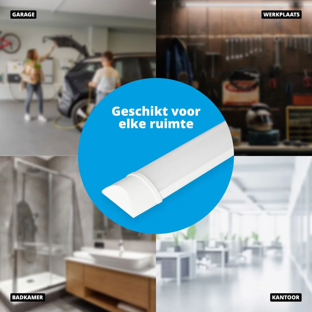 FlinQ LED Batten 6500K 120cm - 40W
