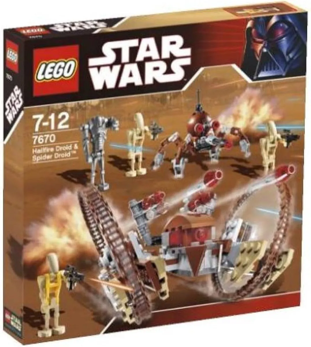 LEGO Star Wars Hailfire & Spider Droid 7670