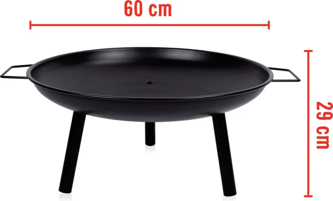 Alpina Vuurschaal Ø60cm - Carbon Staal