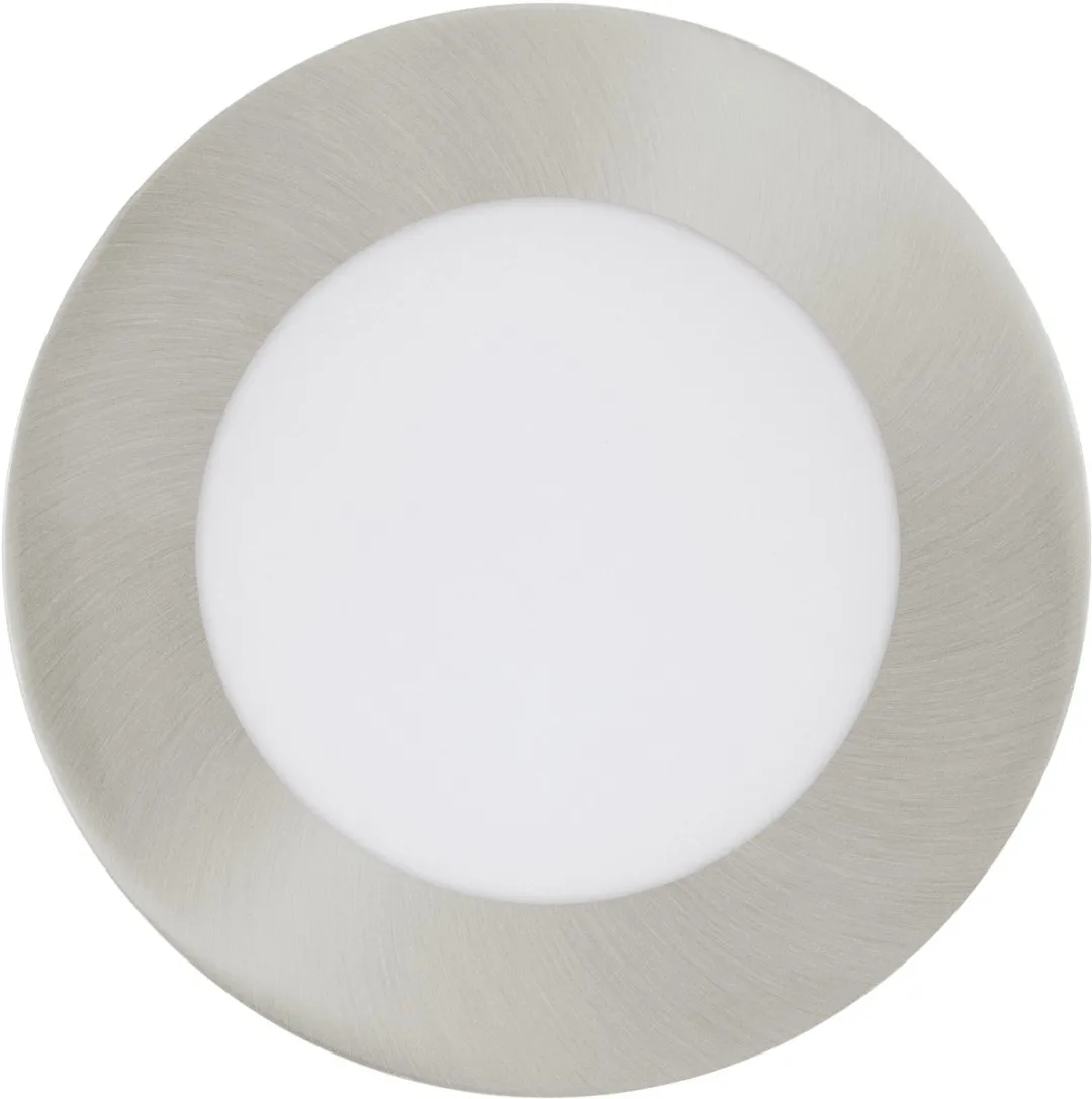 Eglo Fueva 1 Inbouwlamp LED 12cm - 3 Stuks - Nikkelmat