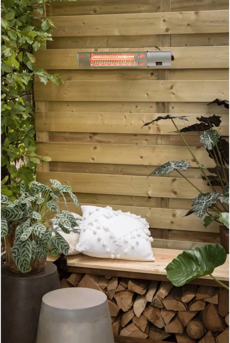 Sunred Ultra Terrasverwarmer 2000W - Zilver