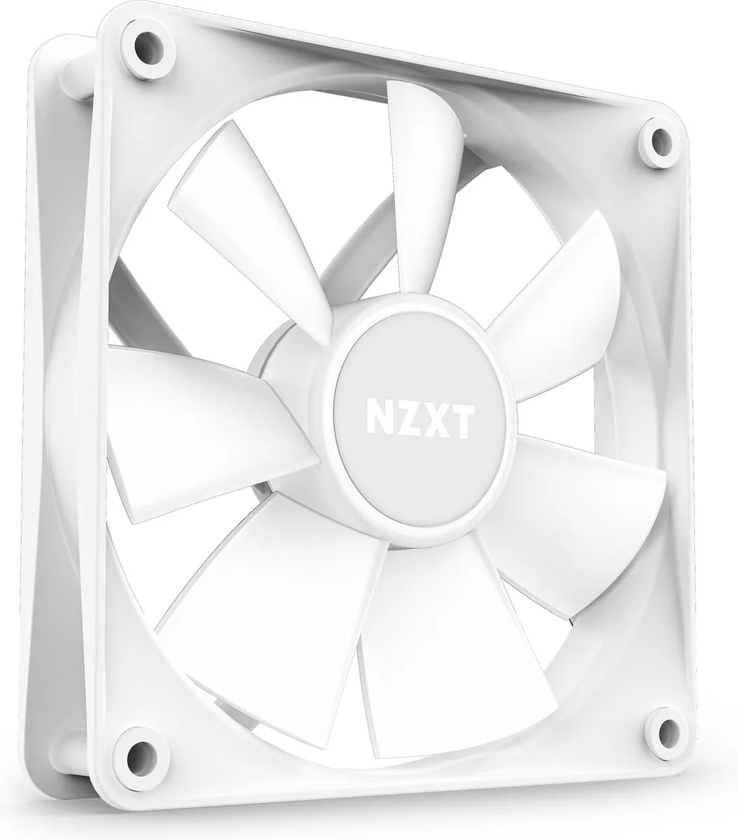 NZXT F120 RGB CORE - Ventilatorhuis - 1 stuks - 120 mm - 4 Pins - 500rpm - 1800rpm - RGB - wit