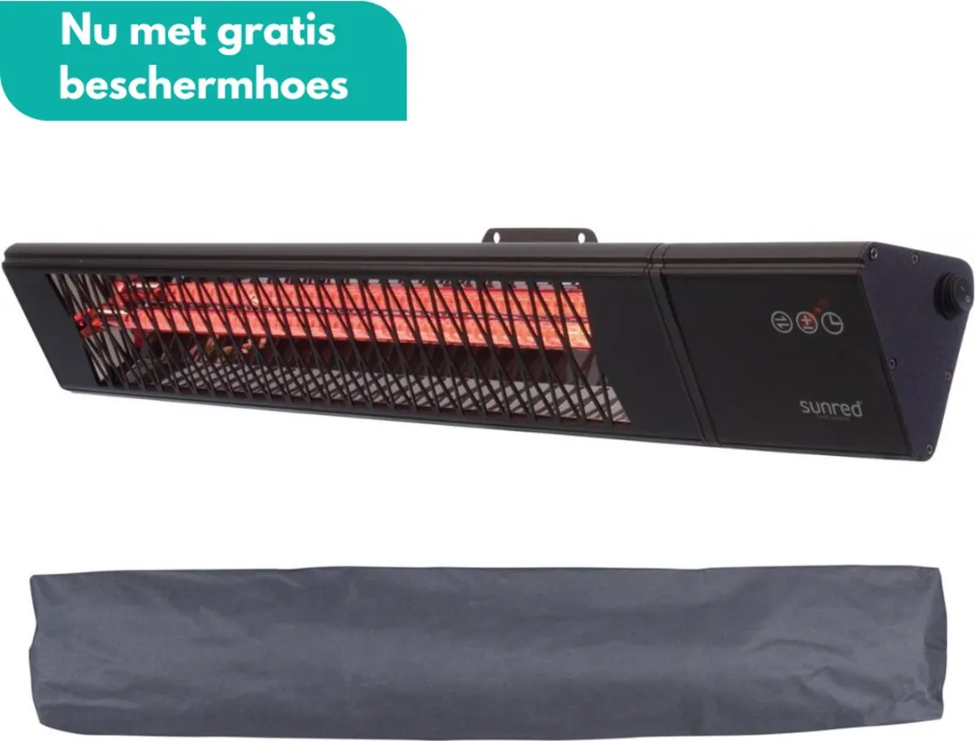 Sunred Triangle Dark Terrasverwarmer 2500W