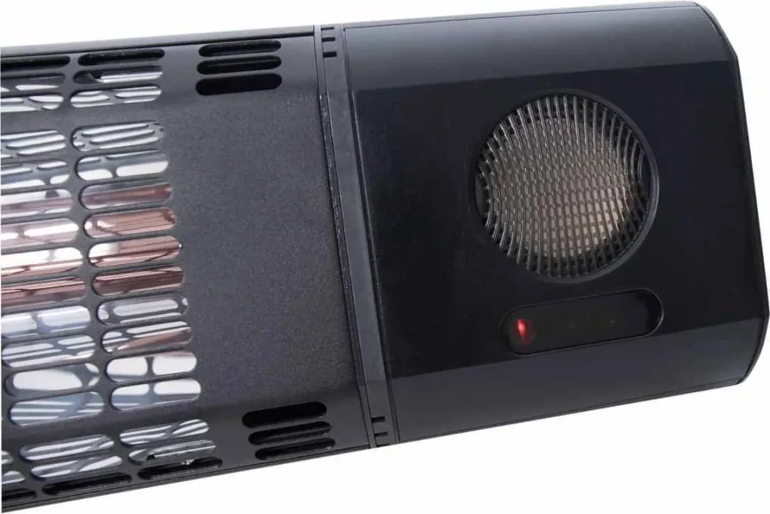 Sunred Sun and Sound Wand Terrasverwarmer 2000W - Zwart