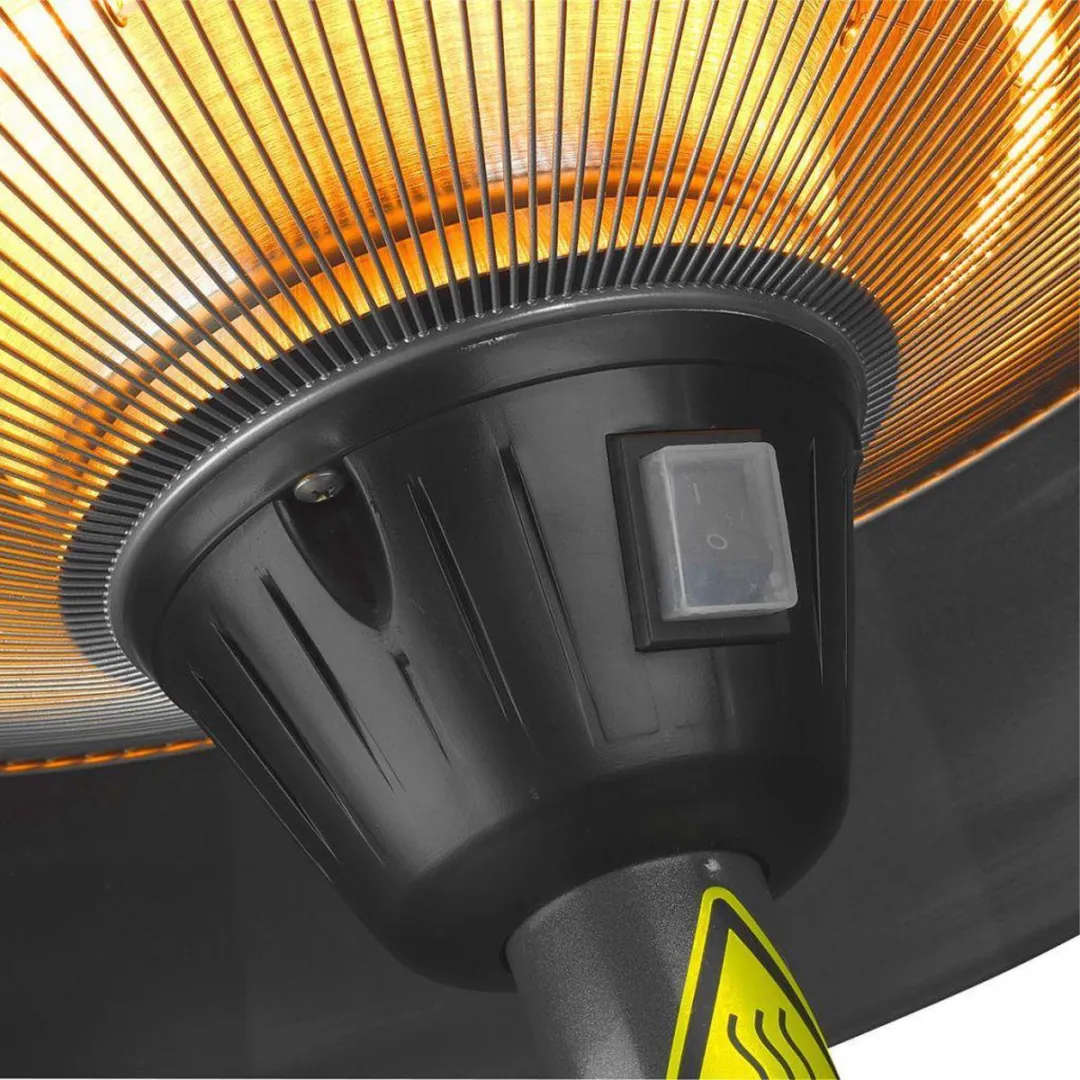Eurom PD1500T Halogeen Tafelverwarmer 1500W - Grijs - afbeelding 6 van 6