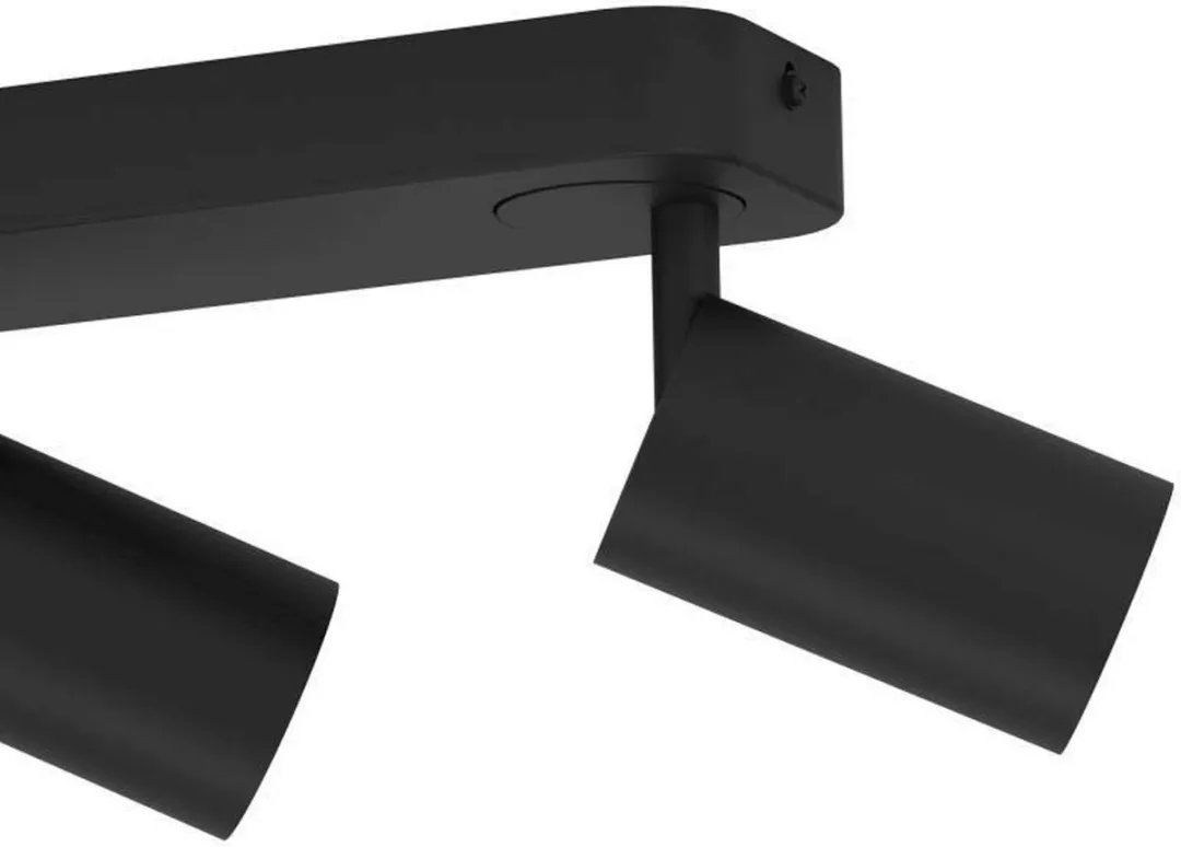 EGLO connect.z Telimbela-Z Smart Spot - GU10 - 58 cm - Zwart - Instelbaar RGB & wit licht - Dimbaar - Zigbee
