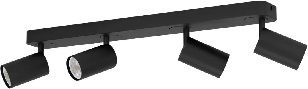 EGLO connect.z Telimbela-Z Smart Spot - GU10 - 58 cm - Zwart - Instelbaar RGB & wit licht - Dimbaar - Zigbee