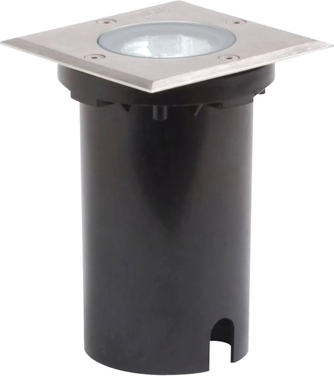 Konstsmide Grondspot Vierkant 7W 15cm - Zwart