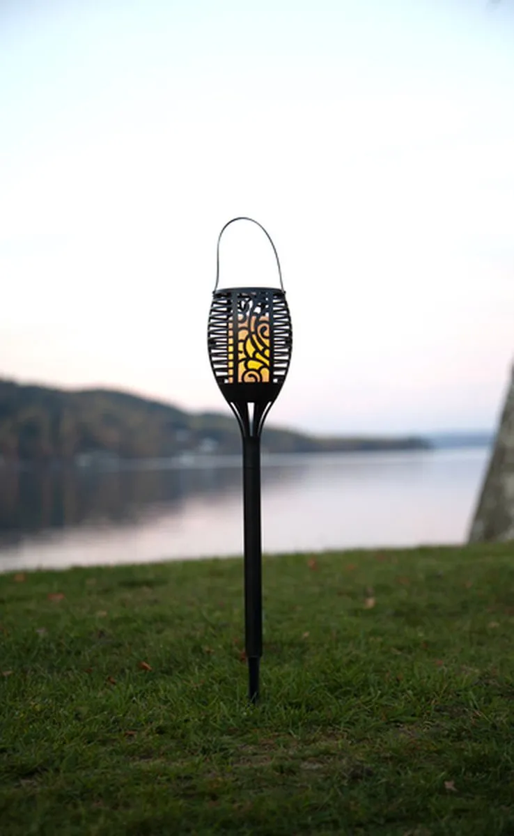 Star Trading Torch Flame LED Grondverlichting 0,18W - Zwart