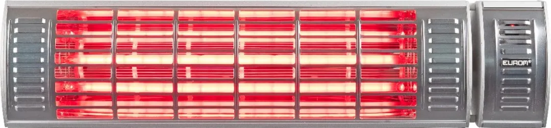 Eurom - Terrasverwarming - Golden 2000 Ultra RCD - 2000 Watt - Elektrisch - IP65 Spuitwaterdicht / Waterproof - 3 Standen - Hangend