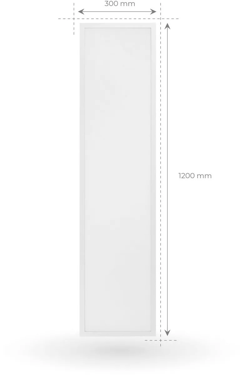 LEDVION LED Panel Dimbaar 120x30cm 36W 6500K