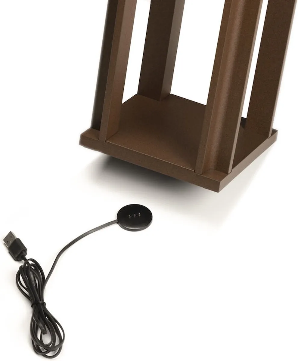 Konstsmide Cannes Loungelamp Snoerloos LED 2800K - Corton/Roest