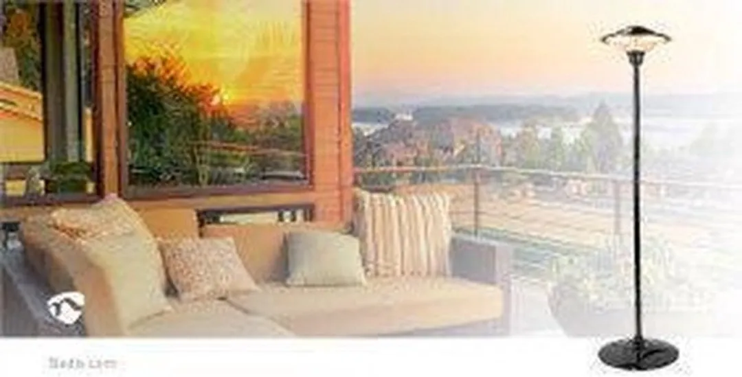 Nedis HTPA15EBK Patio Verwarmer 1500W - Zwart