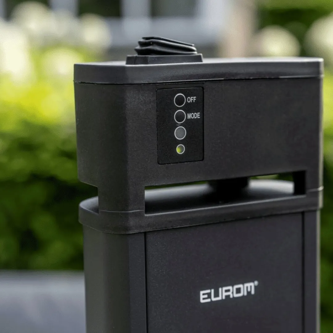 Eurom Q-tower 2000 Terrasverwarmer 2000W - Zwart