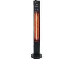 Eurom Q-tower 2000 Terrasverwarmer 2000W - Zwart