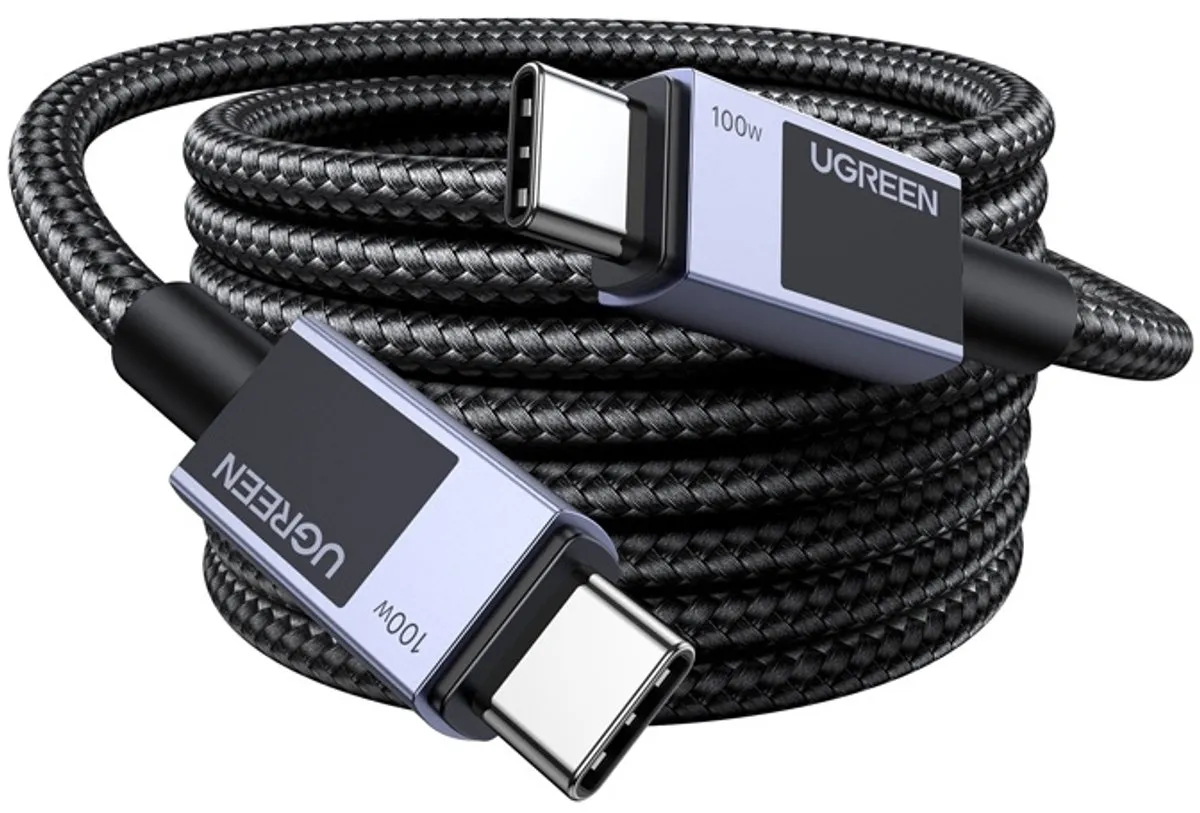 UGREEN USB-C Naar USB-C Oplaadkabel 5A - Grijs