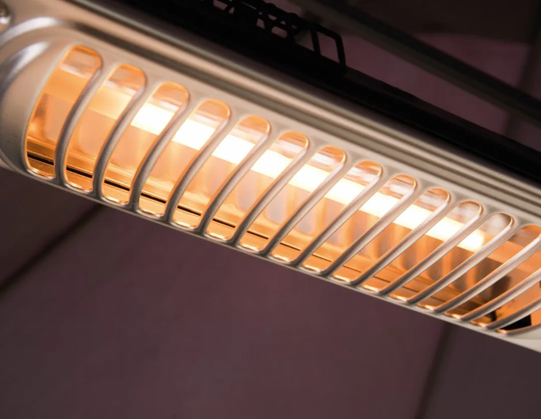 Sunred Parasol Heater 2000W - Zwart/Zilver - 3 standen - afbeelding 6 van 6