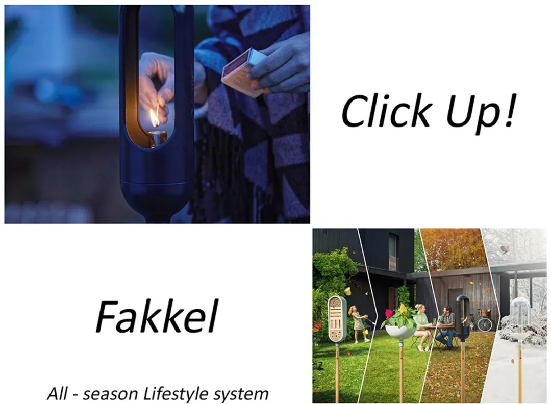 Gardena ClickUp! Tuinfakkel - Zwart