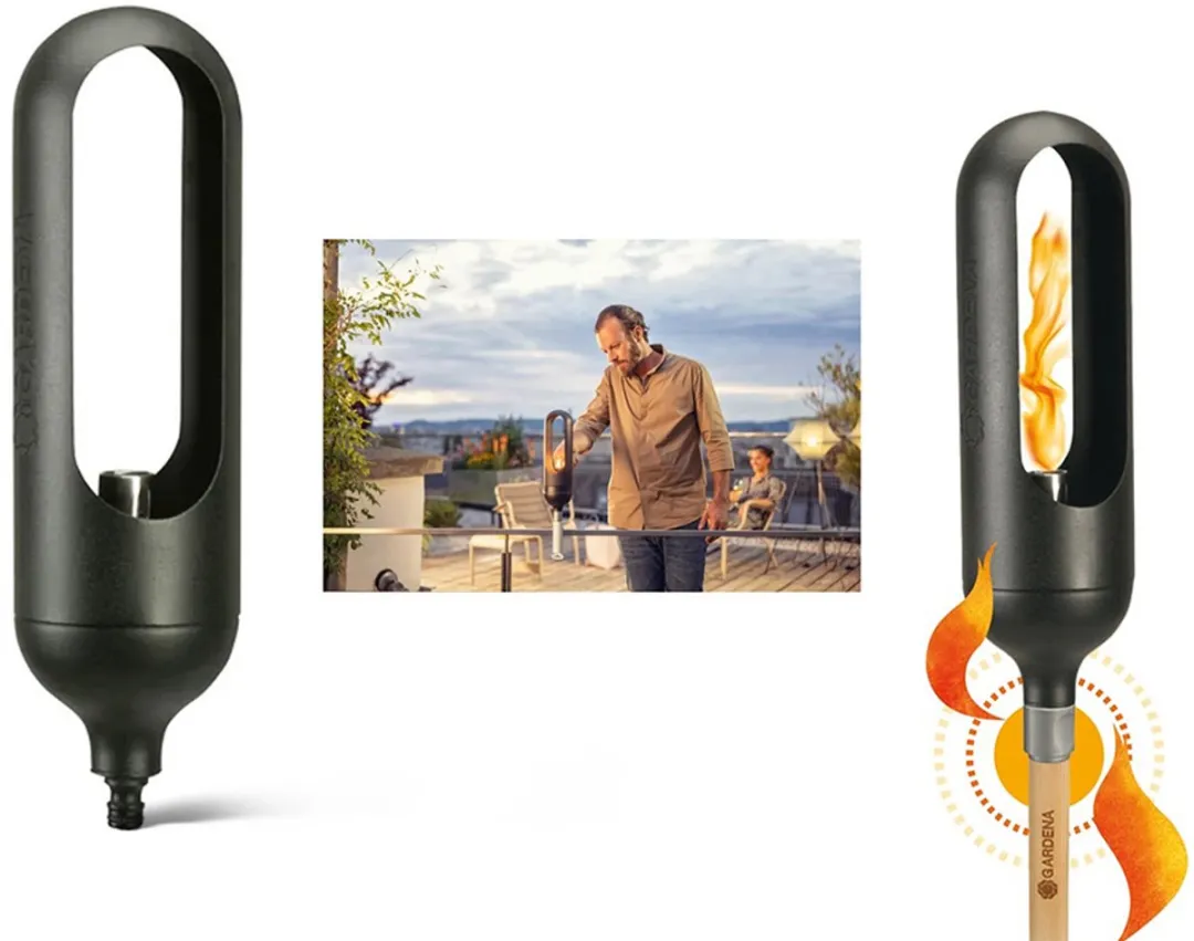 Gardena ClickUp! Tuinfakkel - Zwart