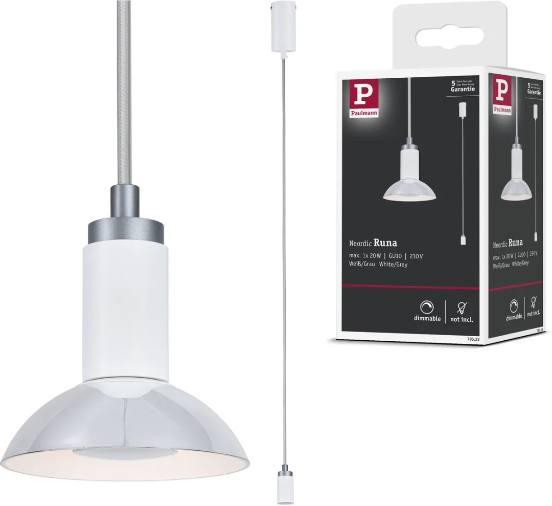 Paulmann Neordic Hanglamp Runa GU10 20W