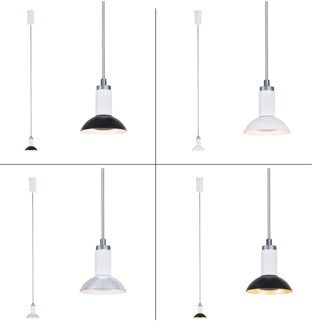 Paulmann Neordic Hanglamp Runa GU10 20W - Wit/Grijs
