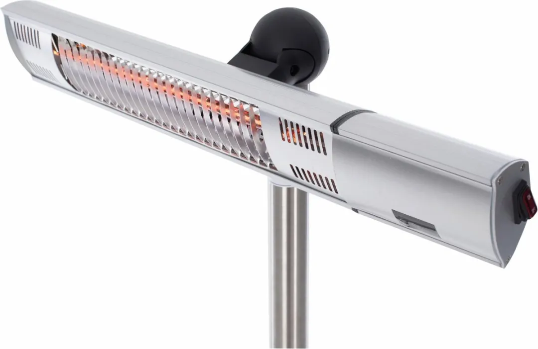 Sunred Ultra Terrasverwarmer 2000W - Zilver - Afstandsbediening - afbeelding 6 van 6