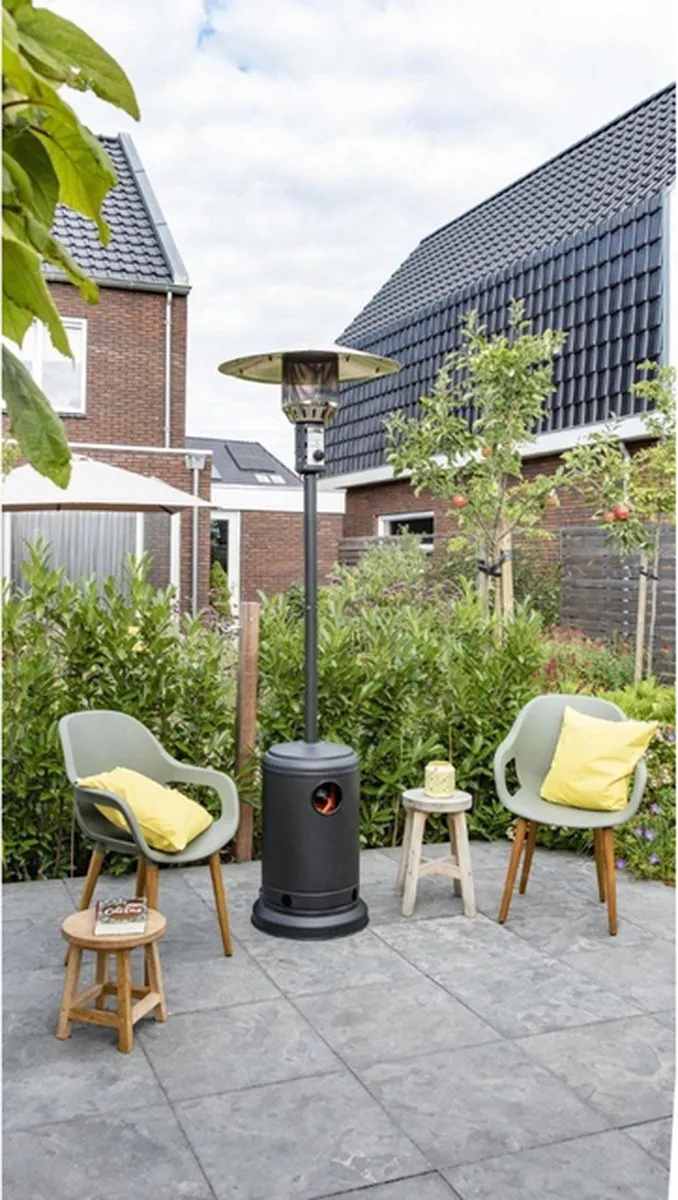 Eurom THG 10.000W terras heater - terrasverwarmer - Zwart