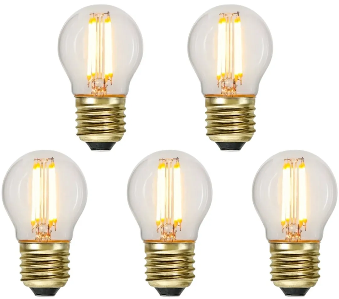 Star Trading Kogel LEDlamp 4W E27 Warm Wit - Set van 5