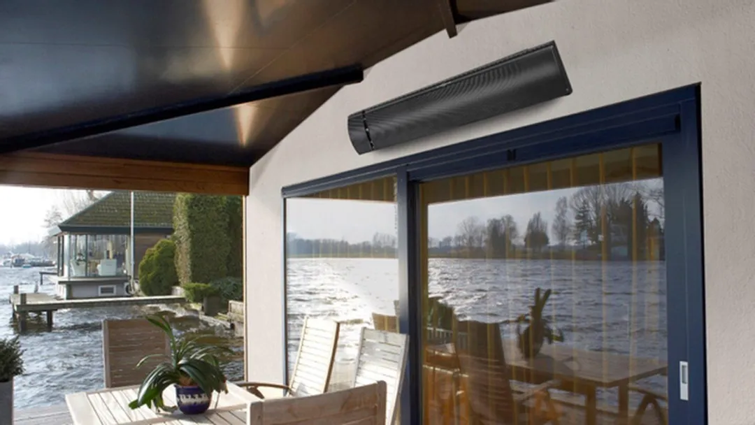 Eurom Outdoor Heatpanel 1800W Infrarood Verwarming - Zwart