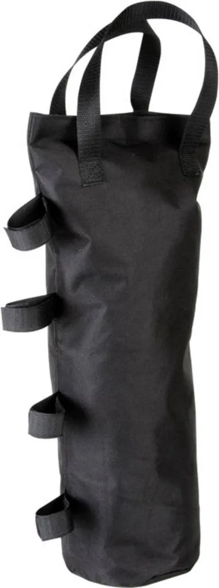 Perel Gewichtszak voor tuinpaviljoen, 1 stuk, 50 x 15 cm, zwart