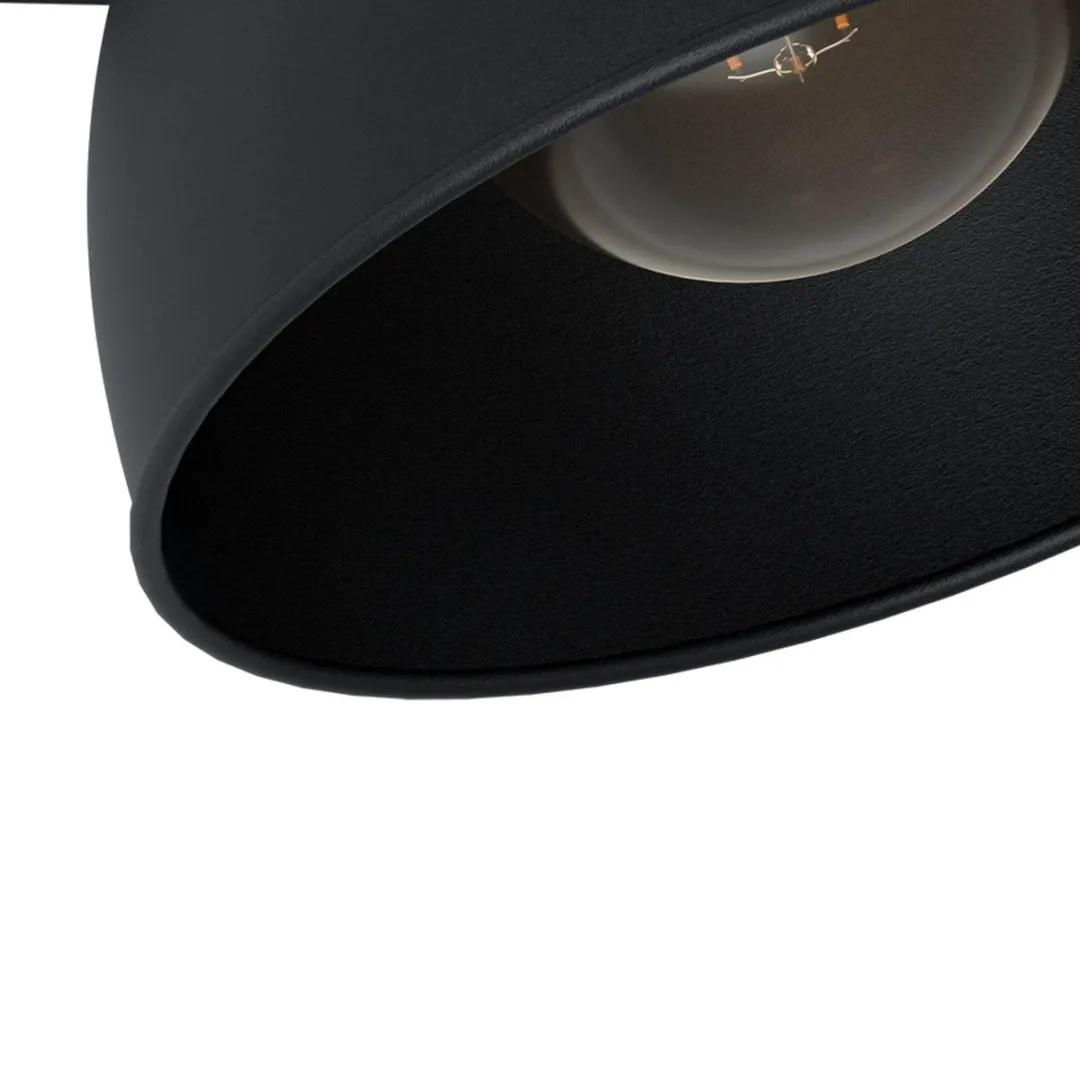 Eglo Barnstaple 1 Spot E27 - 16cm - Zwart