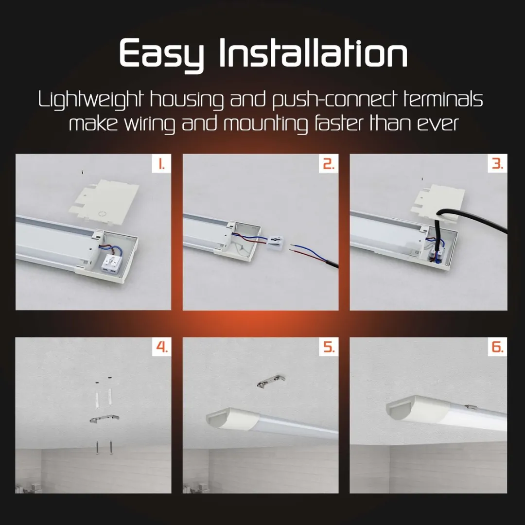 LEDVION LED Armatuur 120cm 30W 6500K - Wit - afbeelding 2 van 6