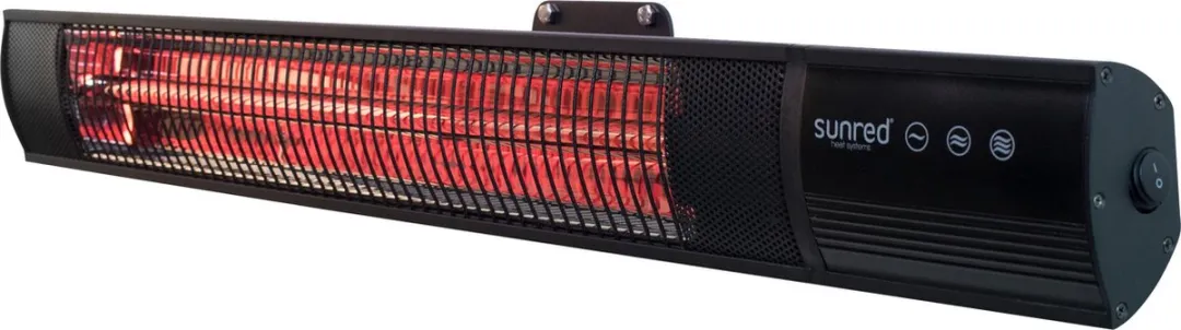 Sunred Dark Wandverwarming 1500W - Zwart