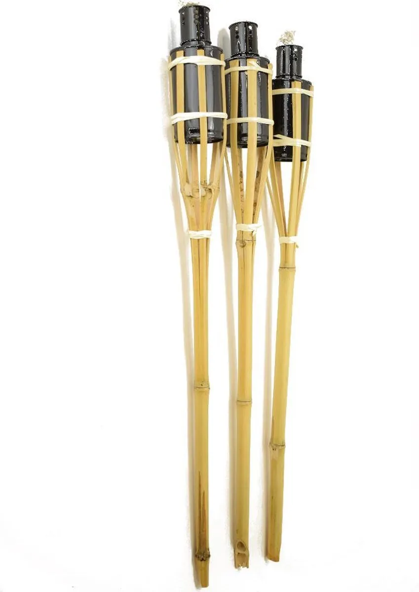 Cosy&Trendy Tuinfakkels Bamboe 60cm - 3 Stuks