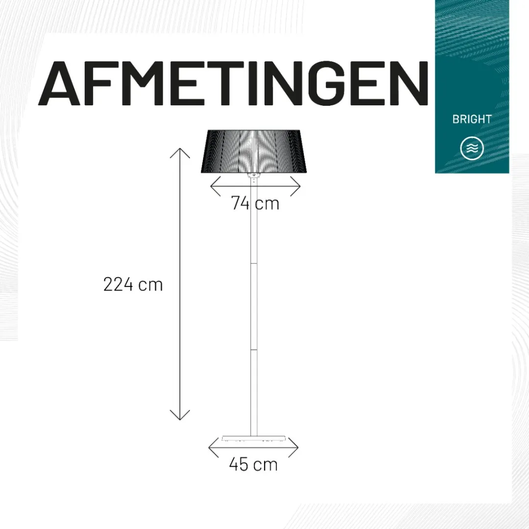 Sunred Artix Terrasverwarmer 2100W - Wit