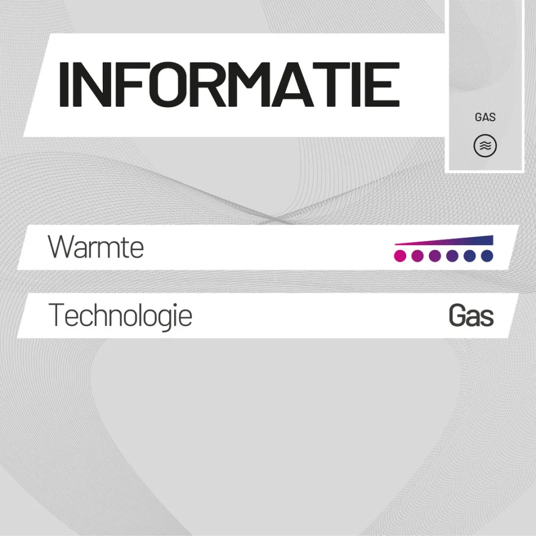 Sunred - Propus - Gas lijn - Grijs - Staand model - Terrasverwarmer - Gas - 10000 W – Verschillende standen – Piezo ontsteking - Gas heater - Compleet: incl. gasdrukregelaar & slang