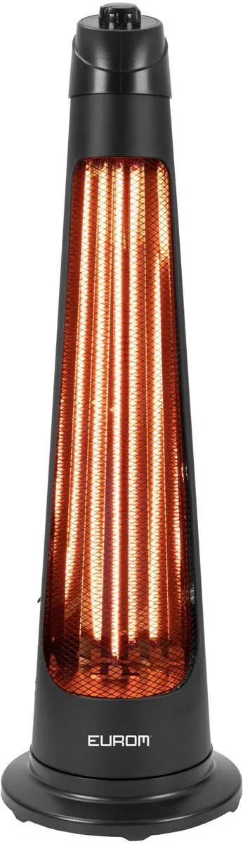Eurom Q-tower 1200 Terrasverwarmer - 1200W - Zwart