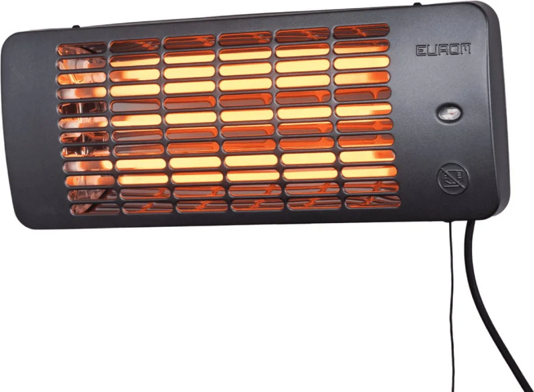 Eurom Q-time 2001 Terrasverwarmer 2000W - Zwart/Grijs