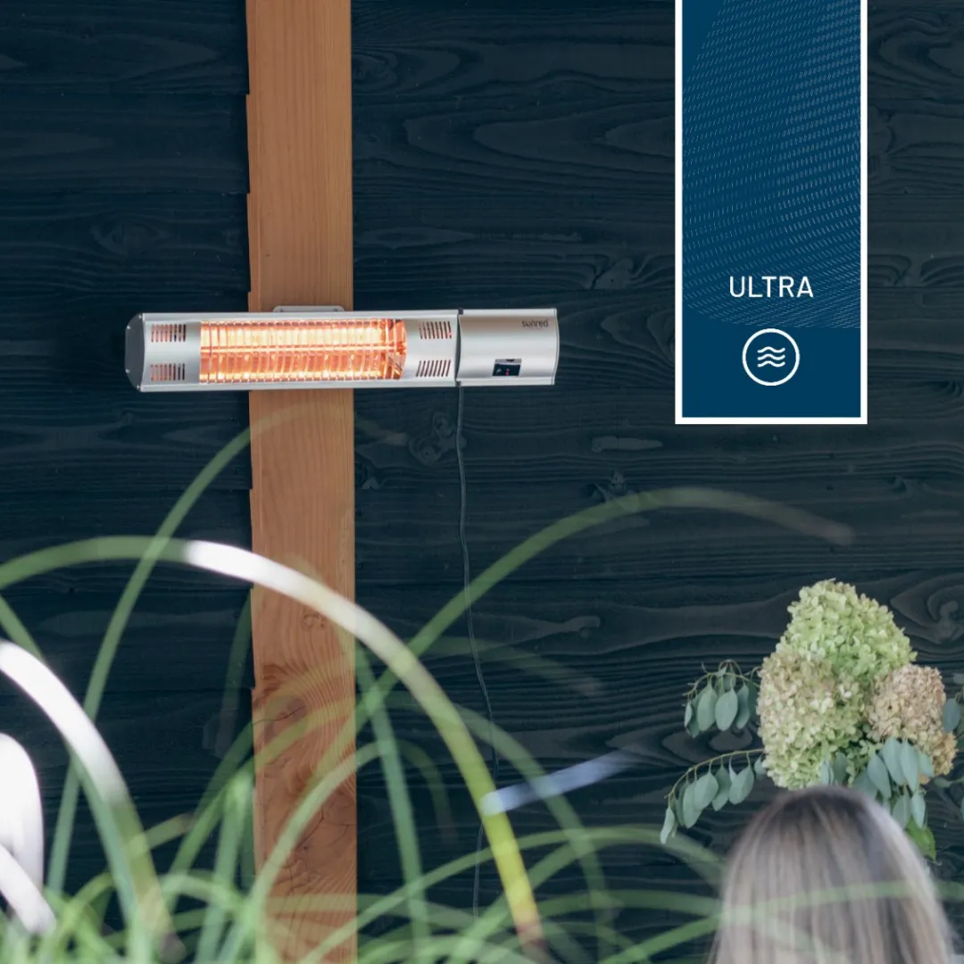Sunred Ultra Terrasverwarmer 2000W - Zilver