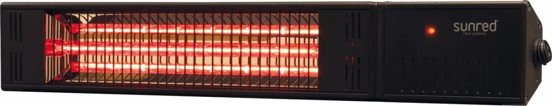 Sunred Fortuna Ultra Wandverwarmer 1500W - Zwart